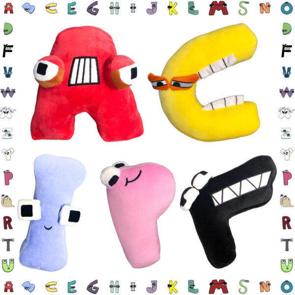 Alphabet Lore Plush 5PCS