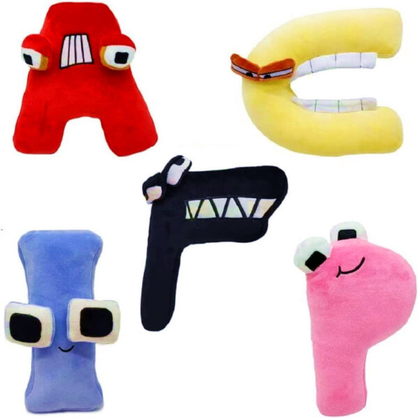 Alphabet Lore Plush Toys 5 pcs